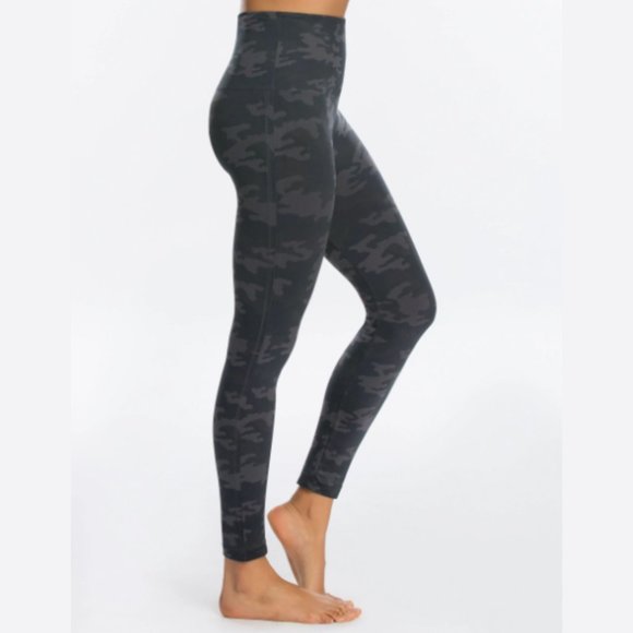 SPANKS Look At Me Now Black Camo Leggings Womens M - Picture 4 of 5